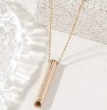 Whistle Stress Relief Meditation Pendant Necklace – 316 Stainless Steel with Arabic Calligraphy Design - Image 4
